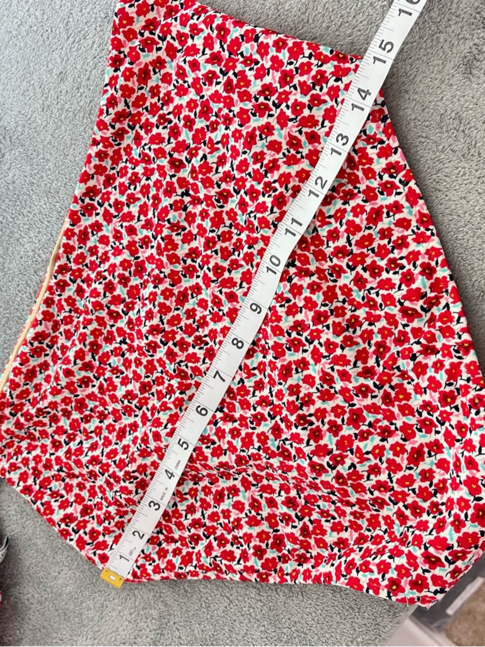 J.Crew Factory Ruffle french bikini 2pc set Mini floral print size Large - Picture 12 of 13